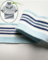 multi stripe flat knit 1+1